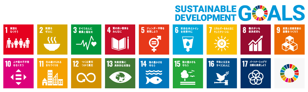 SDGs持続可能な開発目標17の項目